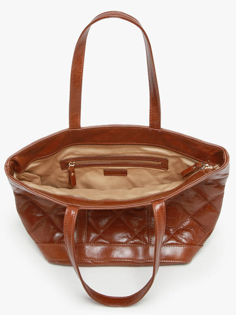 Handtas Cabas Cuir Leder Vanessa bruno Bruin cabas cuir 84V40378 ander zicht 3